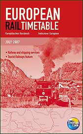 Thomas Cook European Rail Timetable - Free Shipping